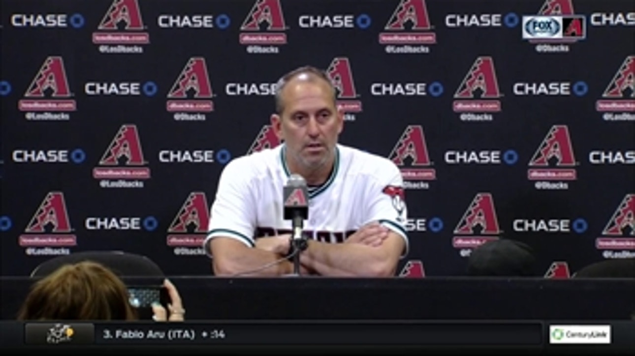 Torey Lovullo: Greinke carried the weight of 25 guys on his shoulders