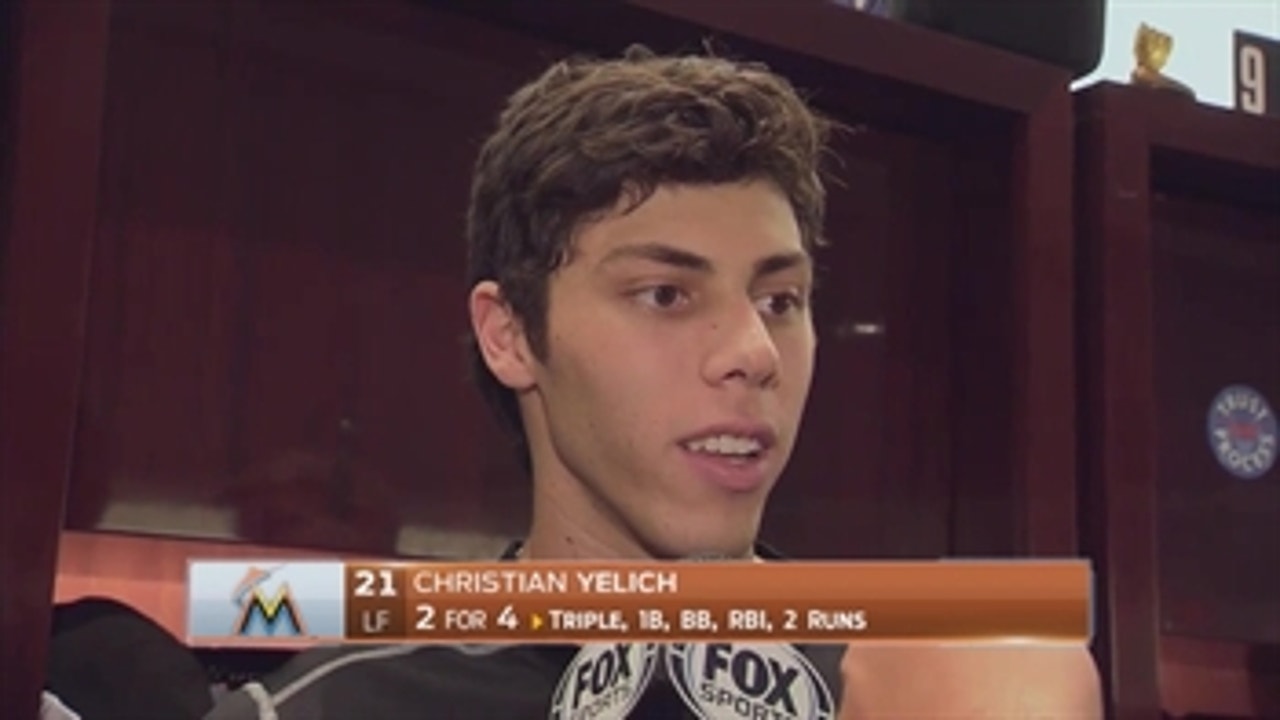 Yelich on Stanton: 'That's just what he does