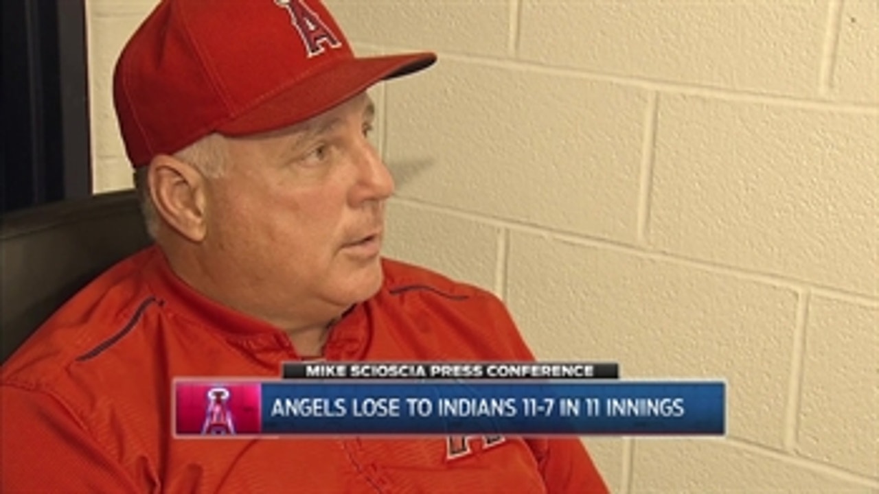 Angels erase 7-run deficit but fall in extras to the Indians