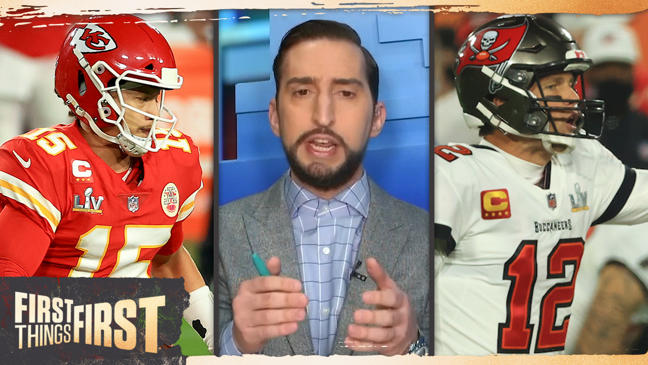 Nick Wright: Tom Brady brought the worst franchise in sports to Super Bowl & TB's defense was 'majestic' | FIRST THINGS FIRST