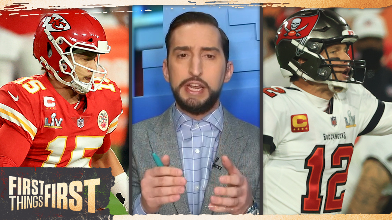 Nick Wright: Tom Brady brought the worst franchise in sports to Super Bowl & TB's defense was 'majestic' ' FIRST THINGS FIRST