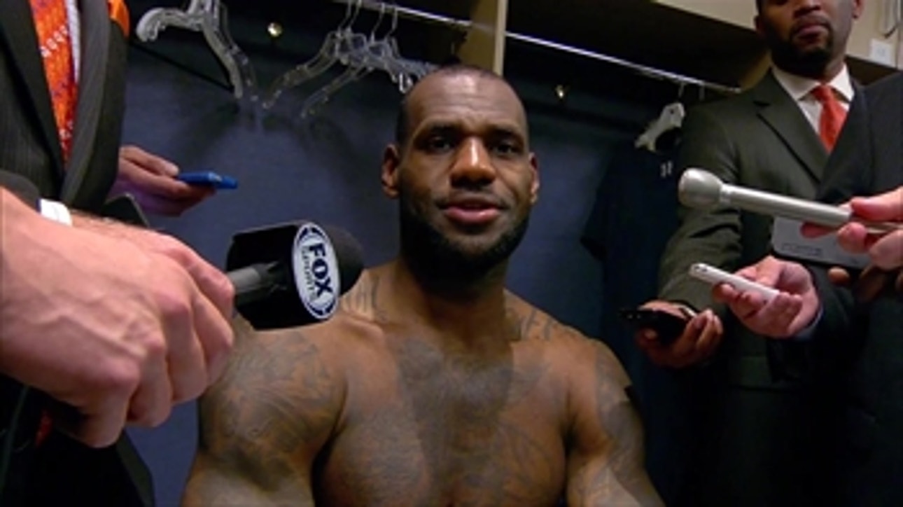 LeBron on Cavs' win over Nuggets