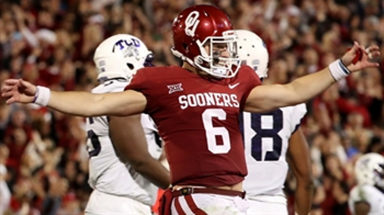 Baker Mayfield shines as No.5 Oklahoma takes down No.6 TCU 38-20