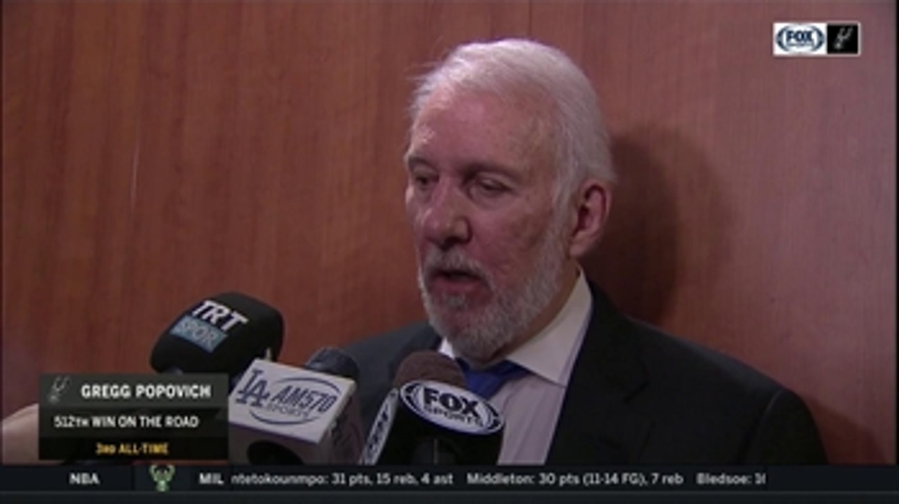 Gregg Popovich on the wild finish in Tinseltown, win over Lakers