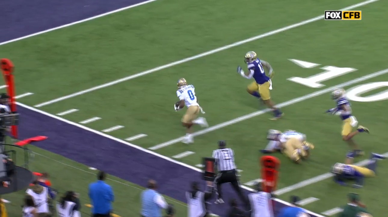 UCLA jumps out to 7-3 lead following Kam Brown's 17-yard TD reception