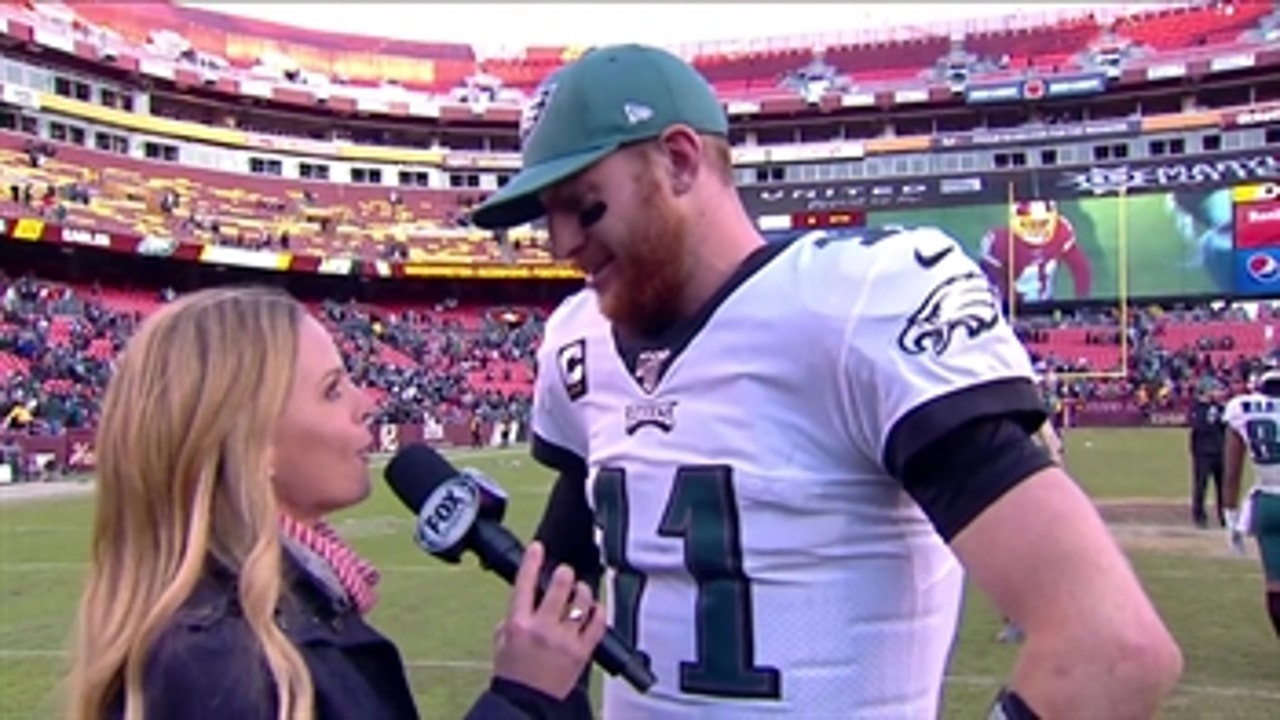 Carson Wentz: 'Guys just keep stepping up in big moments...making play after play'