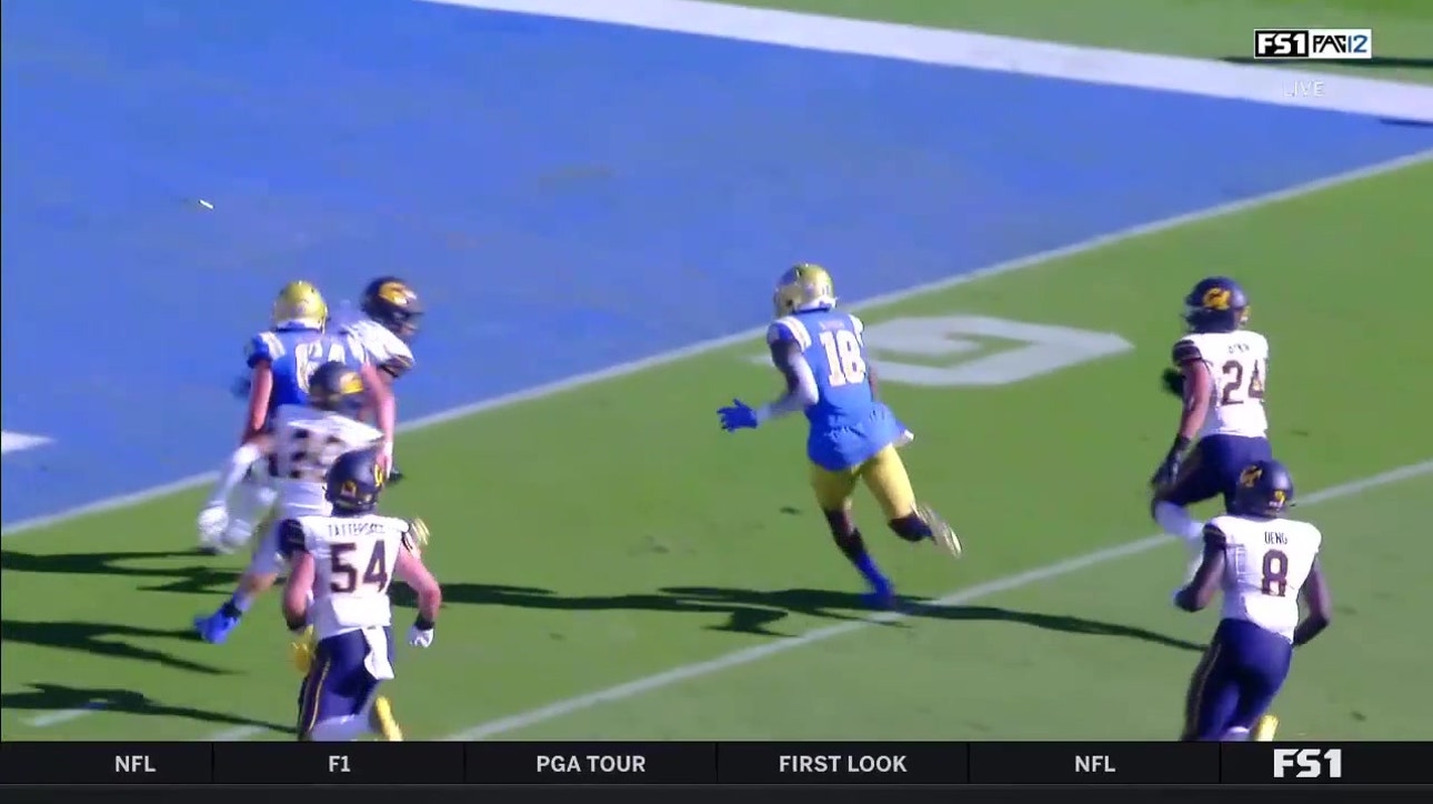 Charles Njoku catches 27-yard touchdown pass to put UCLA up 14-3 on Cal