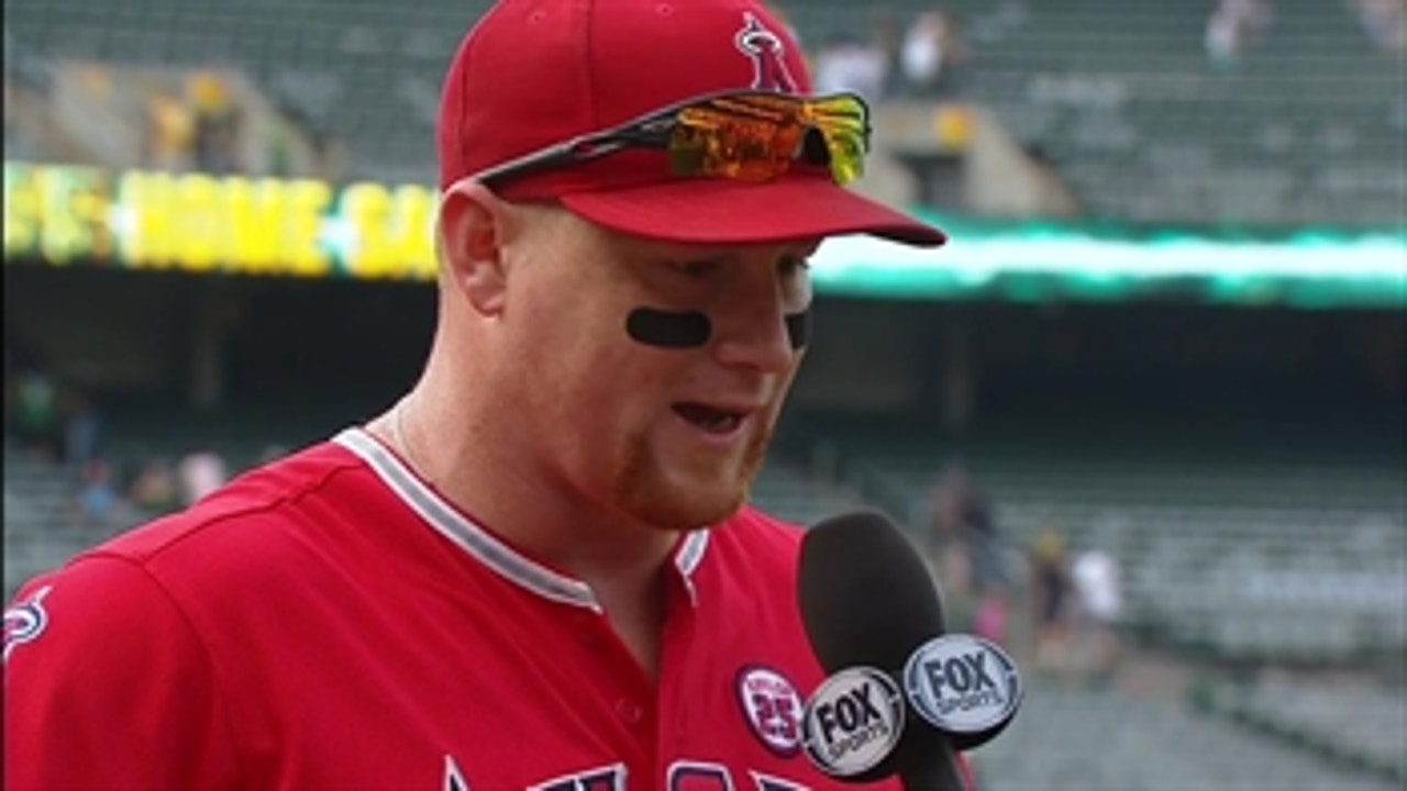 Kole Calhoun's triple (1st of season) in 11th helps Angels down Athletics