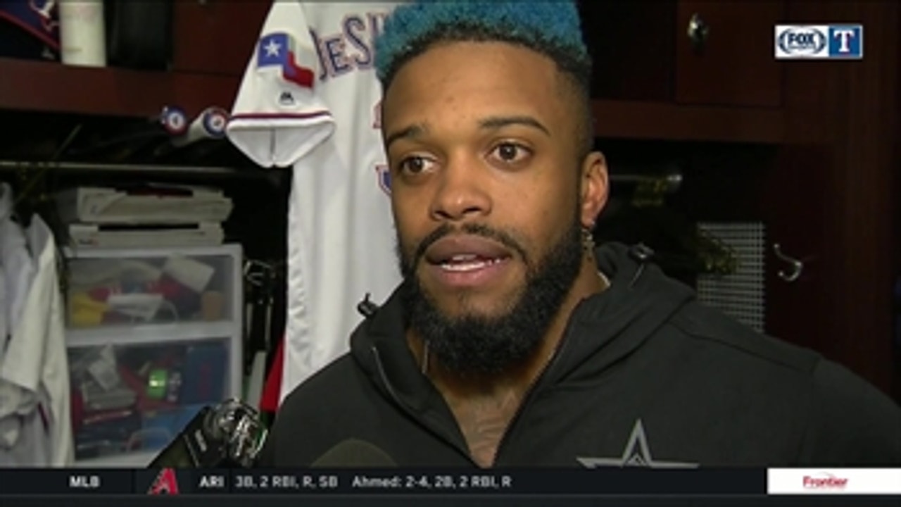 Delino DeShields on his Grand Slam in the Rangers win vs. Cubs