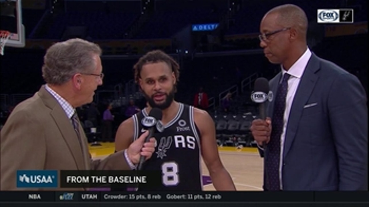 Patty Mills gives Spurs the lead for good in win over LA Lakers