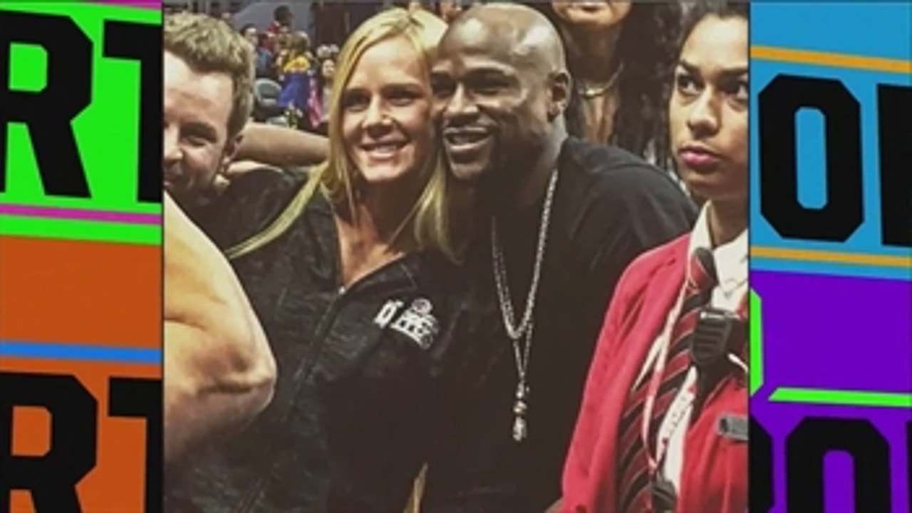 Holly Holm and Floyd Mayweather take title-worthy photo - 'TMZ Sports'