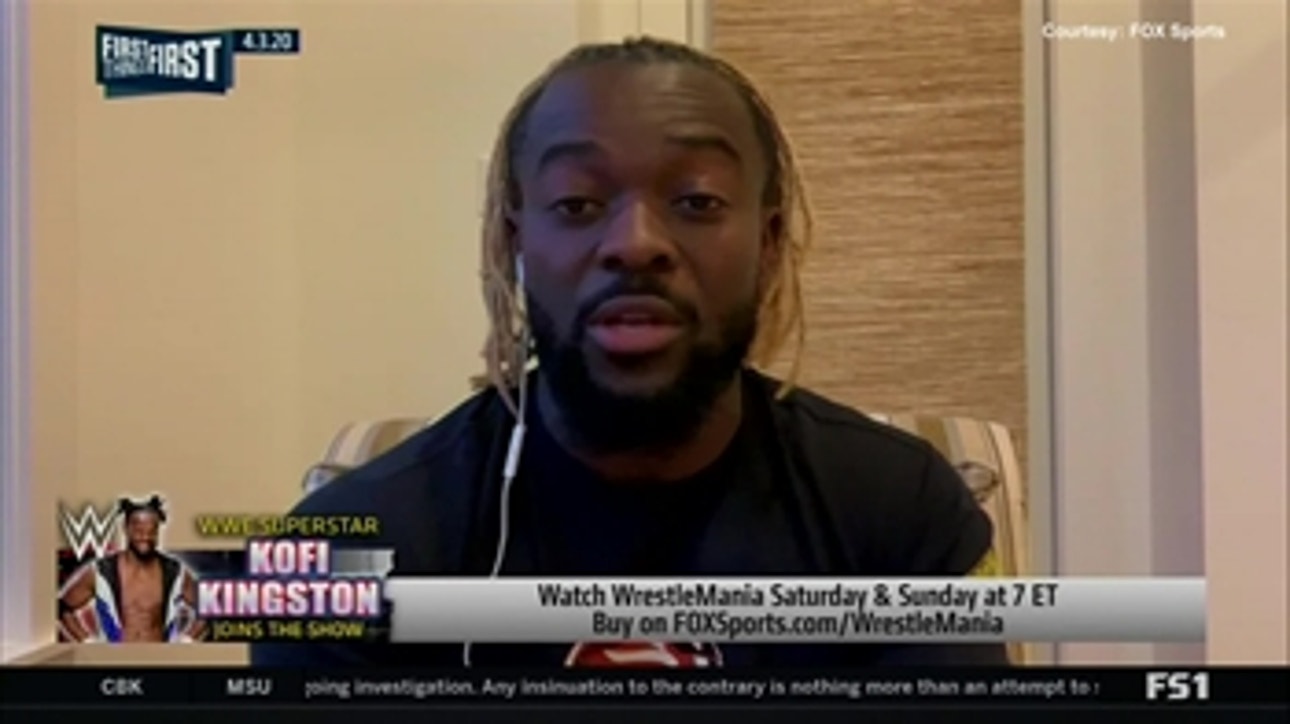 Kofi Kingston talks about a WrestleMania without fans on “First Things First”