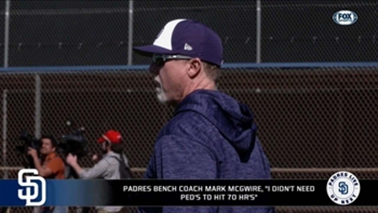 Mark McGwire: "I didn't need PEDs to hit 70 home runs"