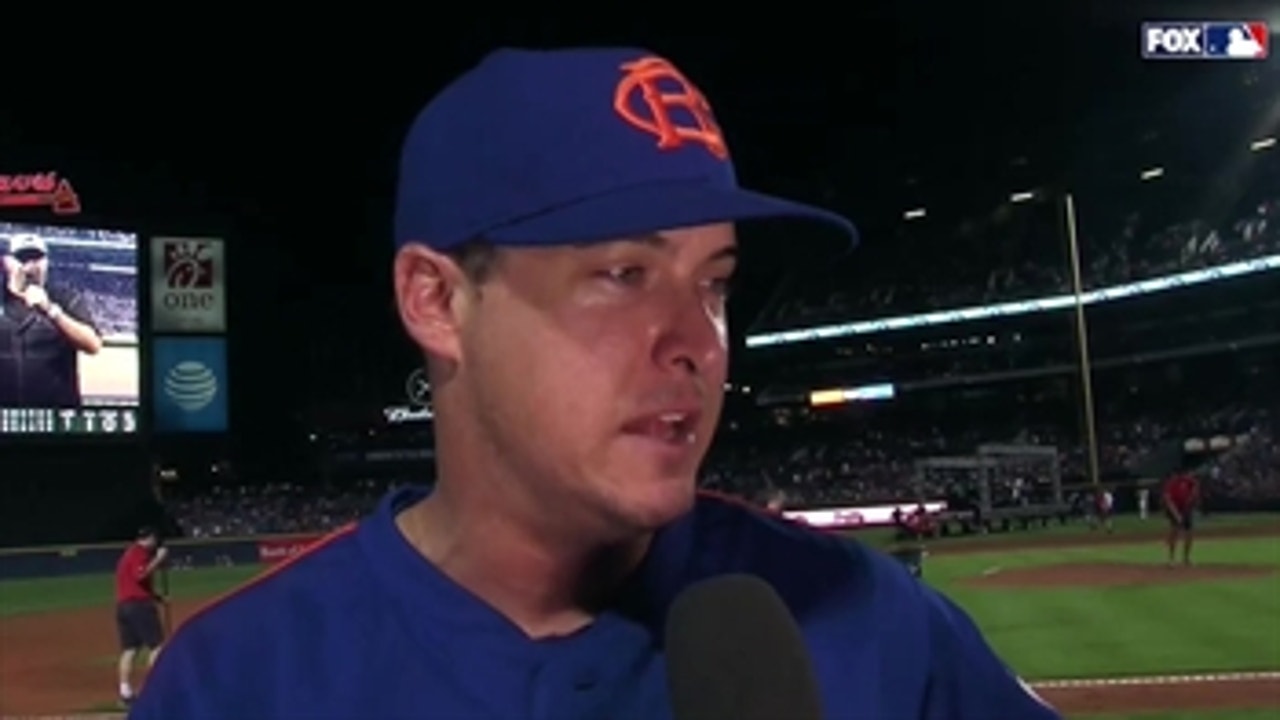 Kelly Johnson speaks after his game-winning home run