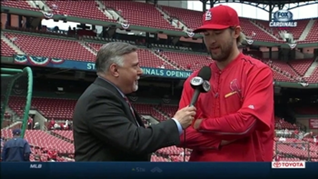 Wacha on local holiday: Cardinals home opener