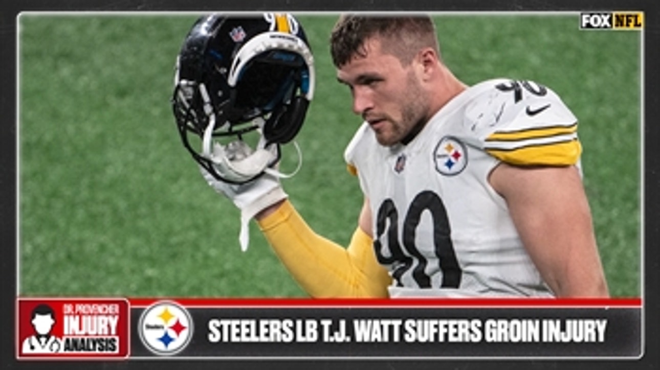 Recovery timeline for T.J. Watt after suffering groin injury vs. Raiders