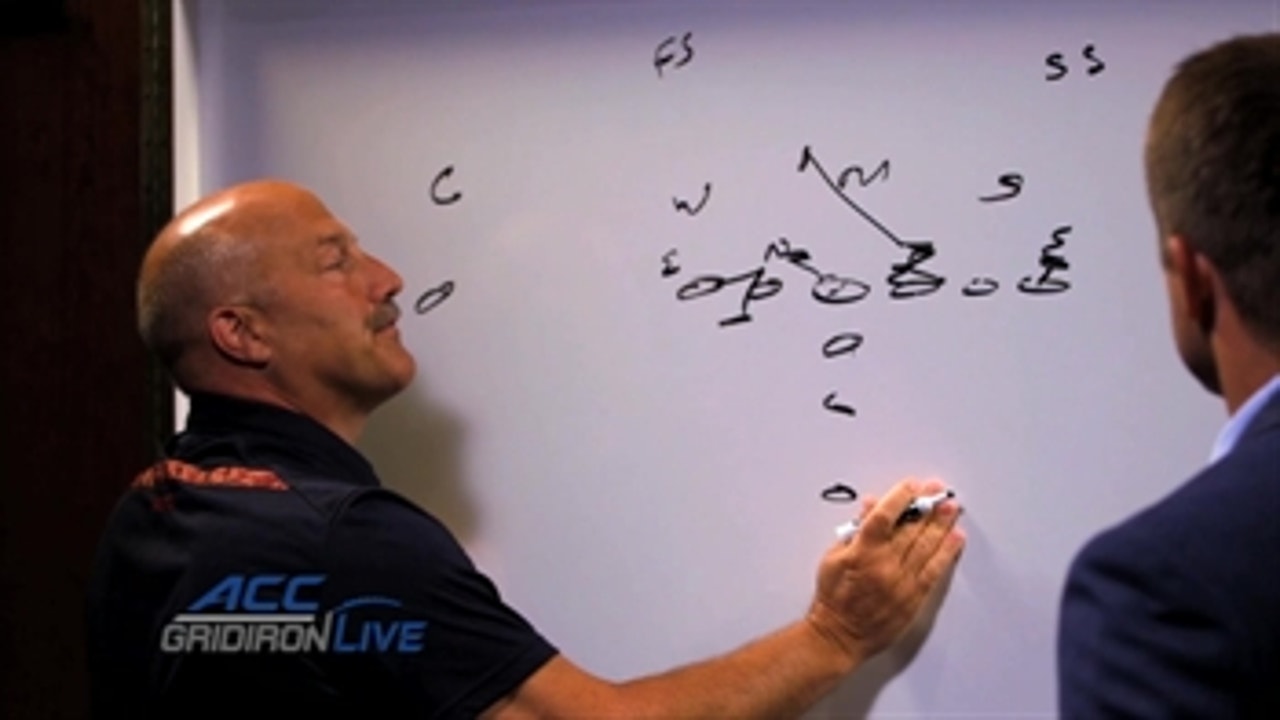 ACC Gridiron LIVE: BC's Addazio at whiteboard