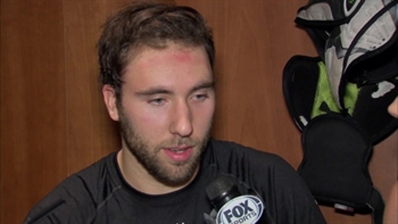Amadio on first NHL goal: 'There was a lot of emotions running through my body'