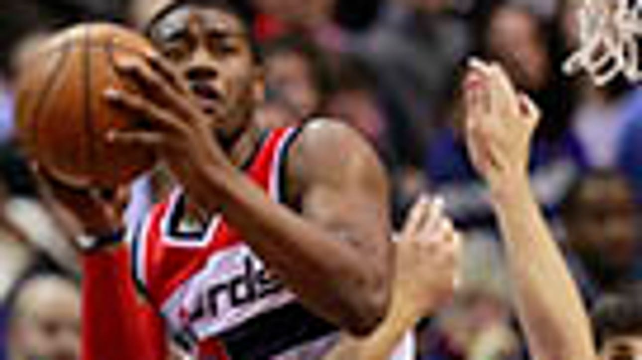 Wall starts, Wizards win