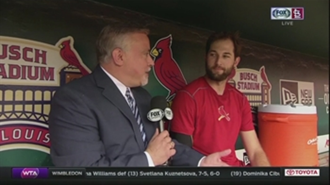 Michael Wacha talks about the improvements he made during Sunday's start
