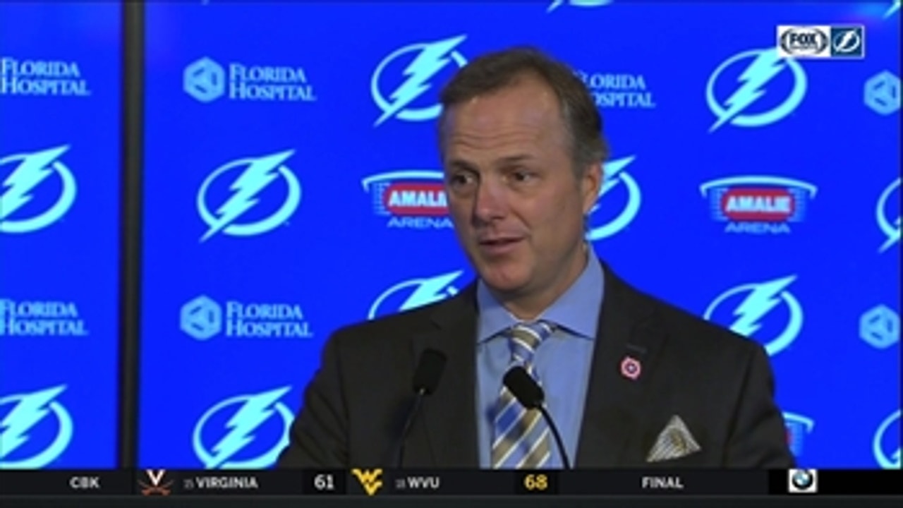 Jon Cooper: 'We didn't play a perfect 60 minutes'