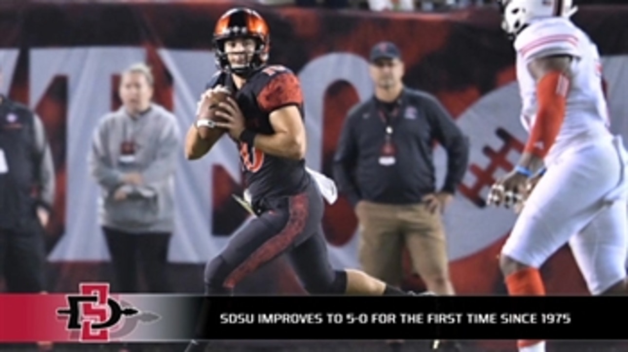 San Diego State improves to 5-0 with win over NIU