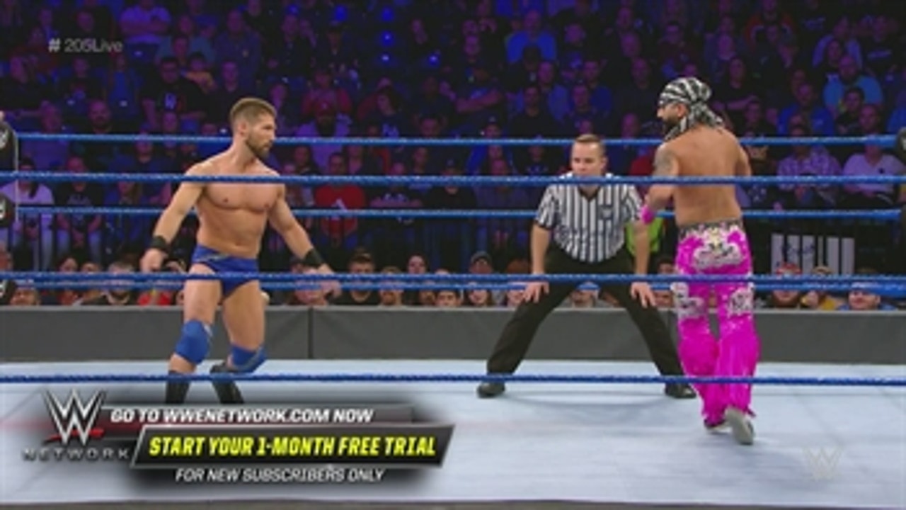 The Singh Brothers vs. Justin Alexander & Justin Morris: WWE 205 Live, Oct. 18, 2019