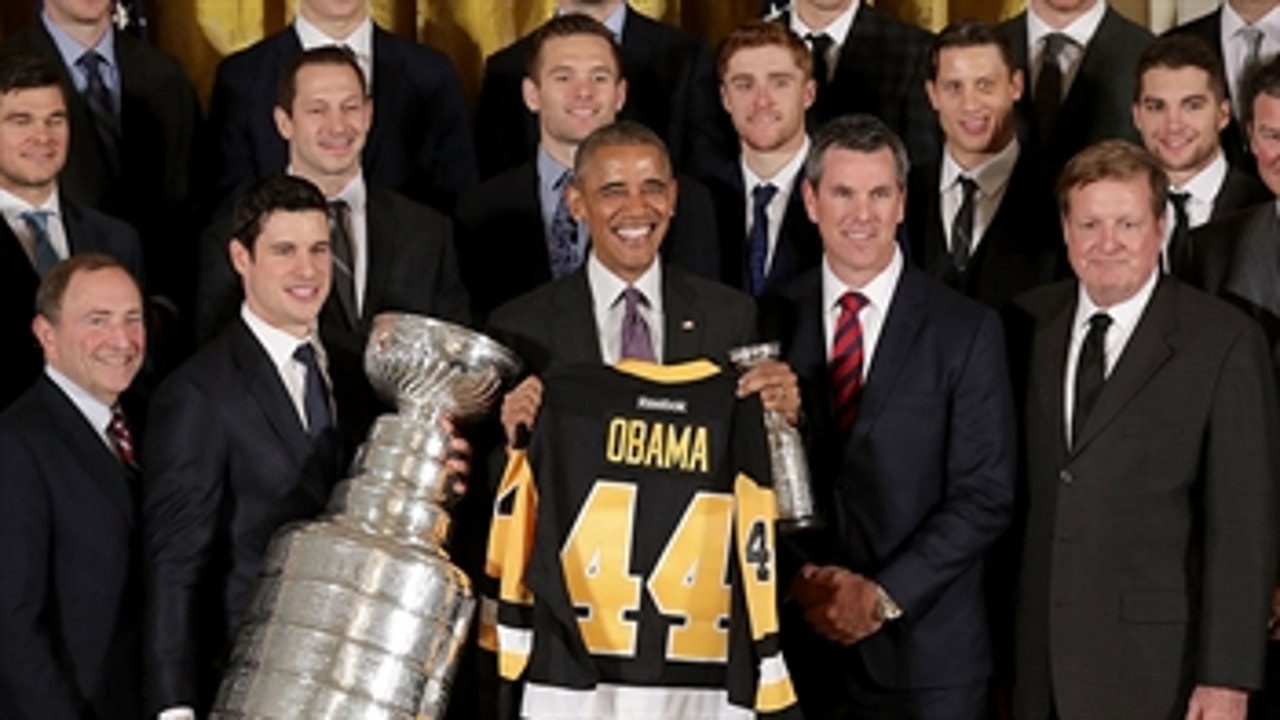 President Obama cracks Phil Kessel joke during Penguins ceremony