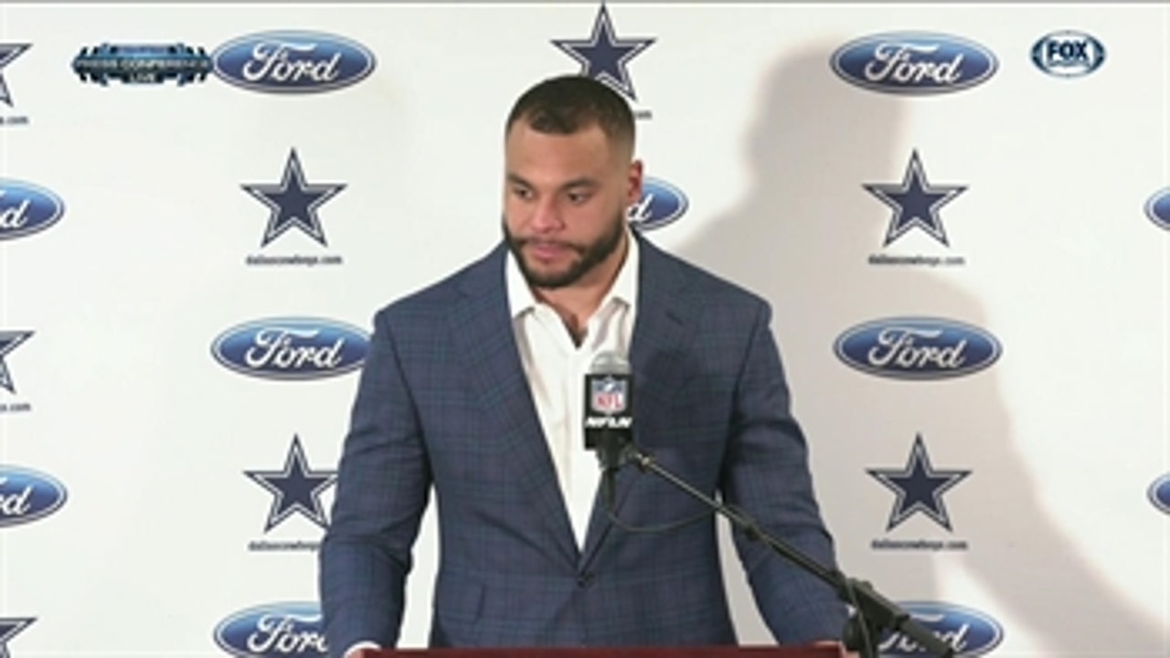 Dak Prescott: 'I feel great, ready for what's next' ' Cowboys Press Conference