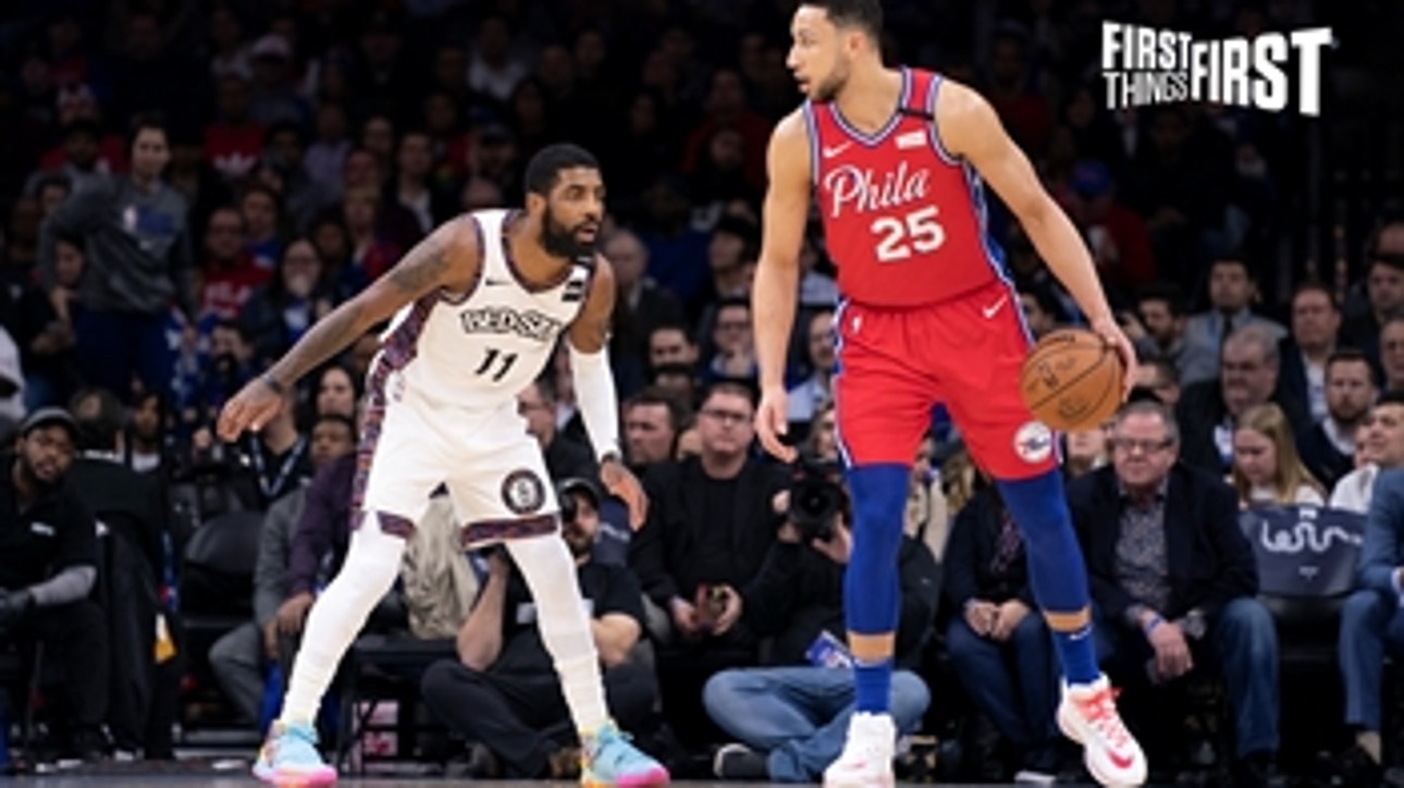 Who is better: Ben Simmons or Kyrie Irving? Nick Wright weighs in ' FIRST THINGS FIRST