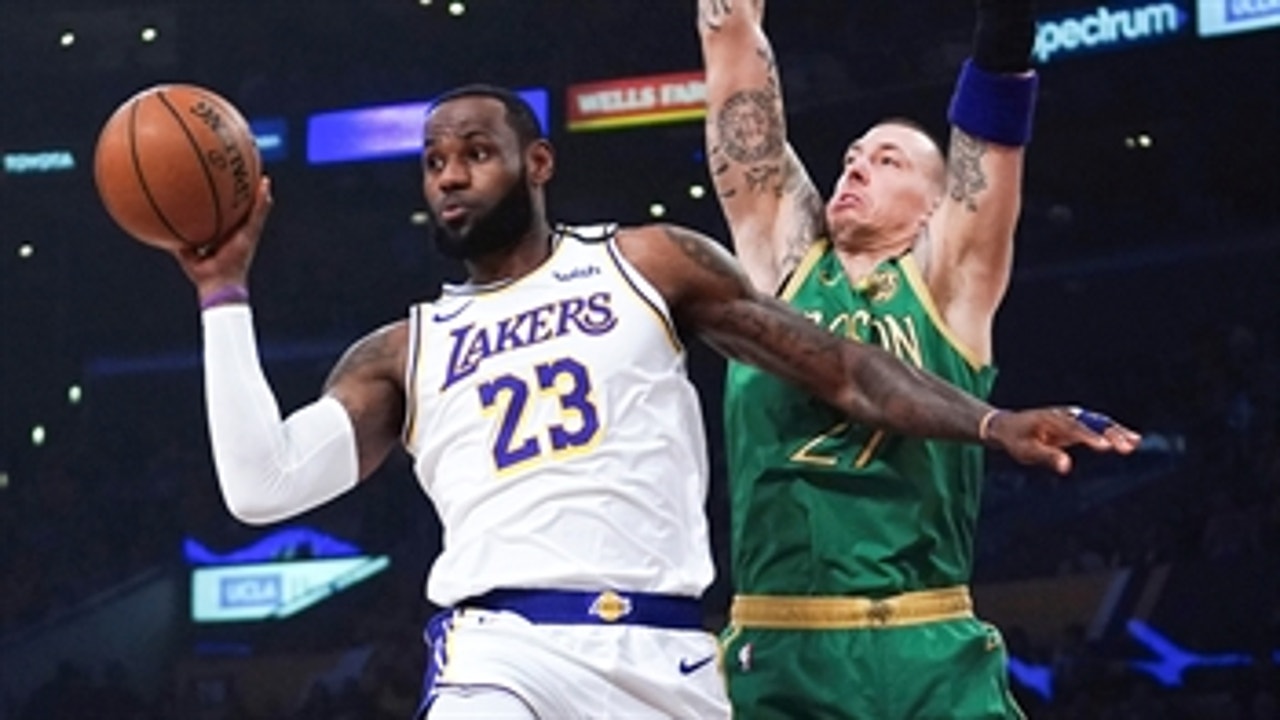 Colin Cowherd: Win against Celtics further cemented that the Lakers are LeBron's team — not Anthony Davis'