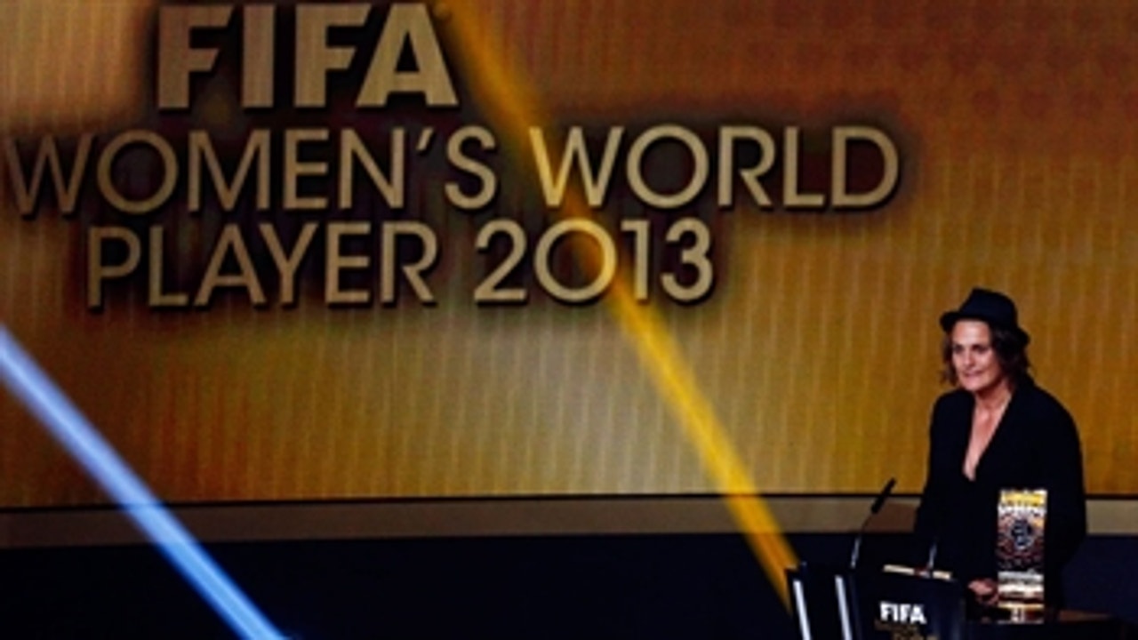 Nadine Angerer wins Women's World Player of the Year