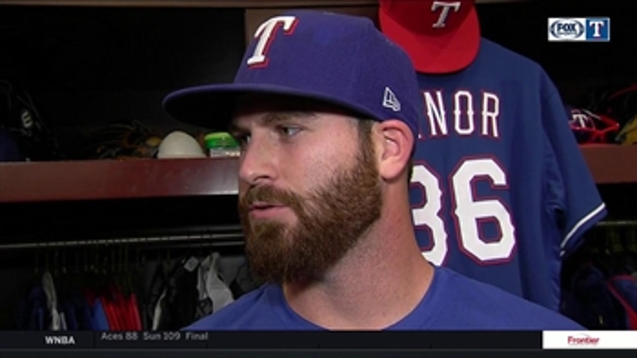 Drew Hutchison on playing in Rangers debut, loss to Baltimore