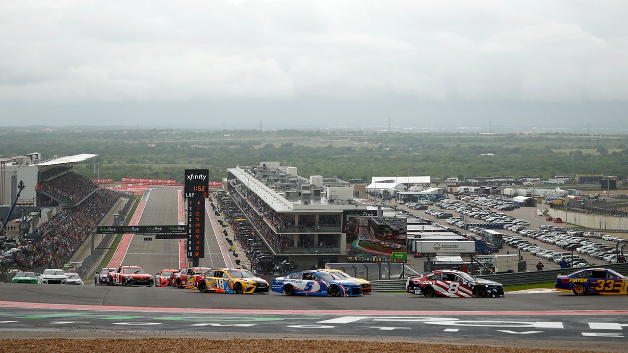 NASCAR Cup Series' first lap in the inaugural COTA Grand Prix
