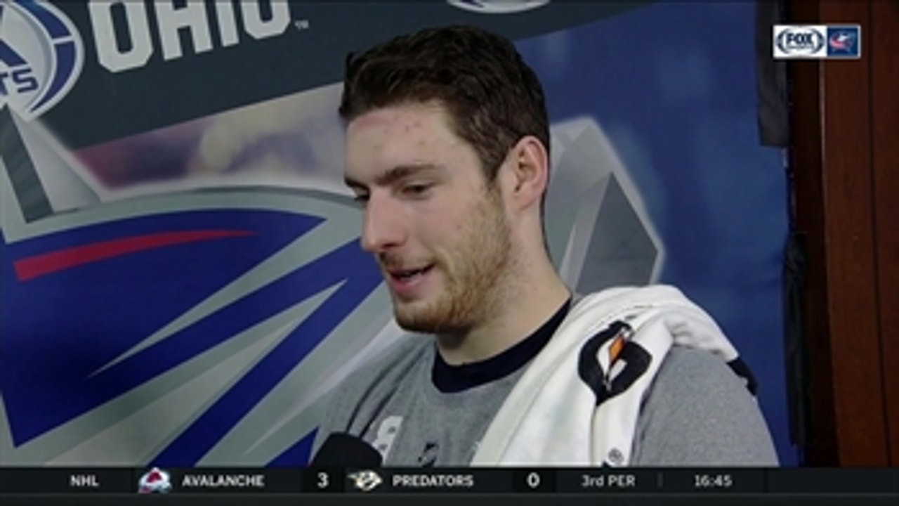 Pierre-Luc Dubois was able to carry momentum over to Columbus' second game in less than 24 hours