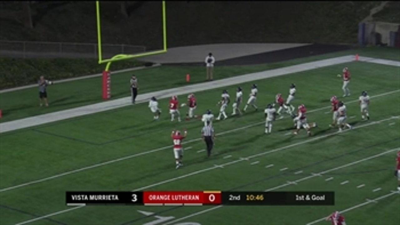 Week 2: Strong's 10-yard TD run gives Orange Lutheran the early lead
