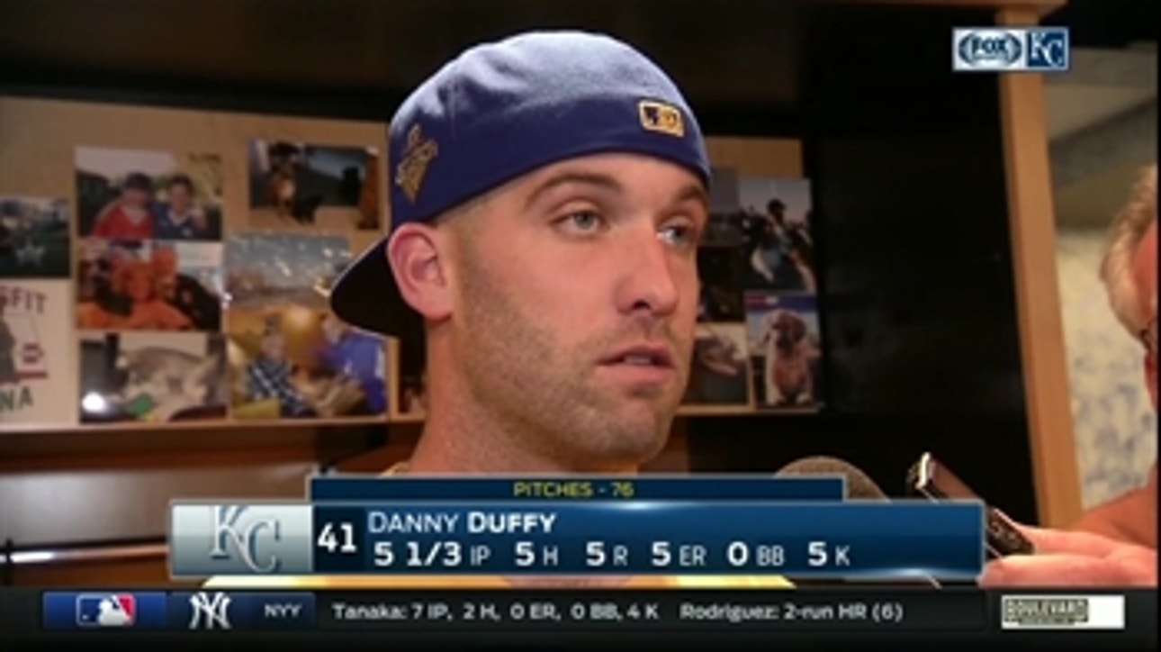 Danny Duffy: Friday was 'the best worst game I've ever had'