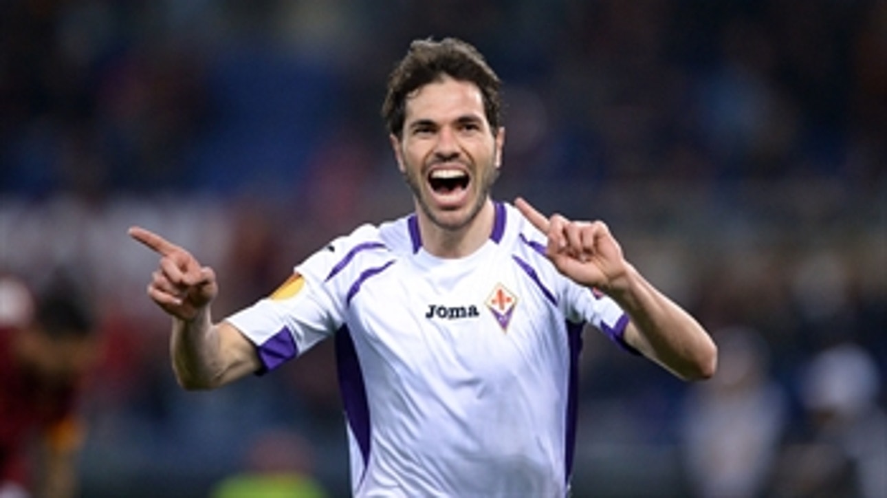 Basanta nets Fiorentina's third against Roma