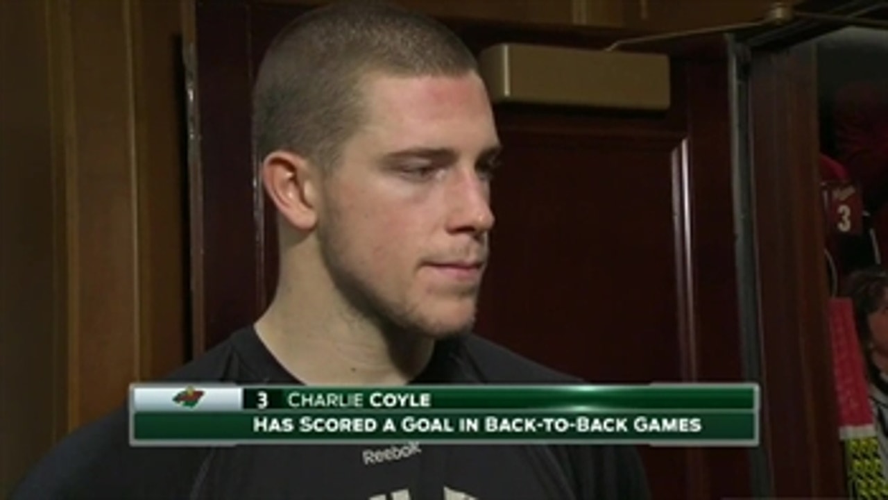 Charlie Coyle recaps the Wild win over Chicago