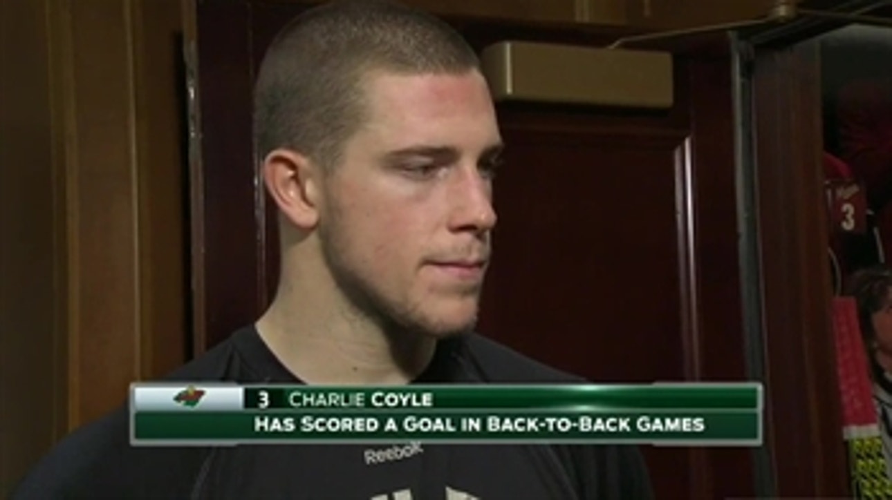 Charlie Coyle recaps the Wild win over Chicago