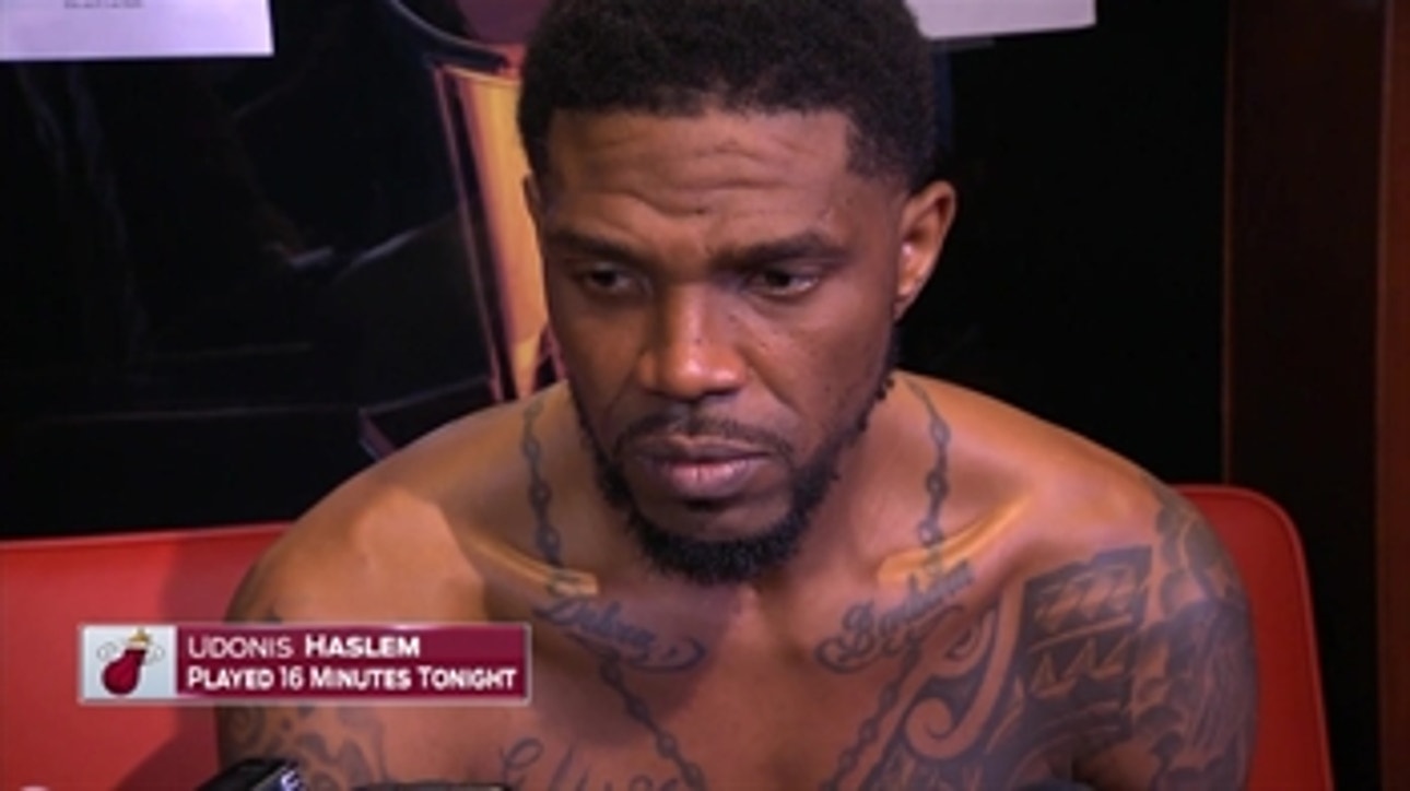 Udonis Haslem had a feeling Heat would need him vs. Kings