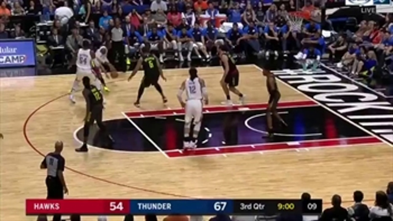 Paul George Highlight Reel | Atlanta Hawks at OKC Thunder