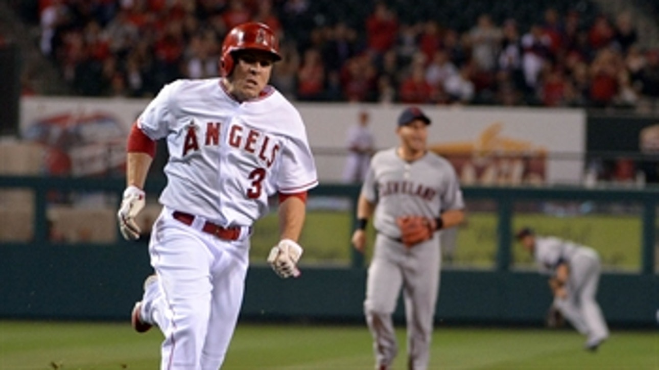 Angels double up Indians