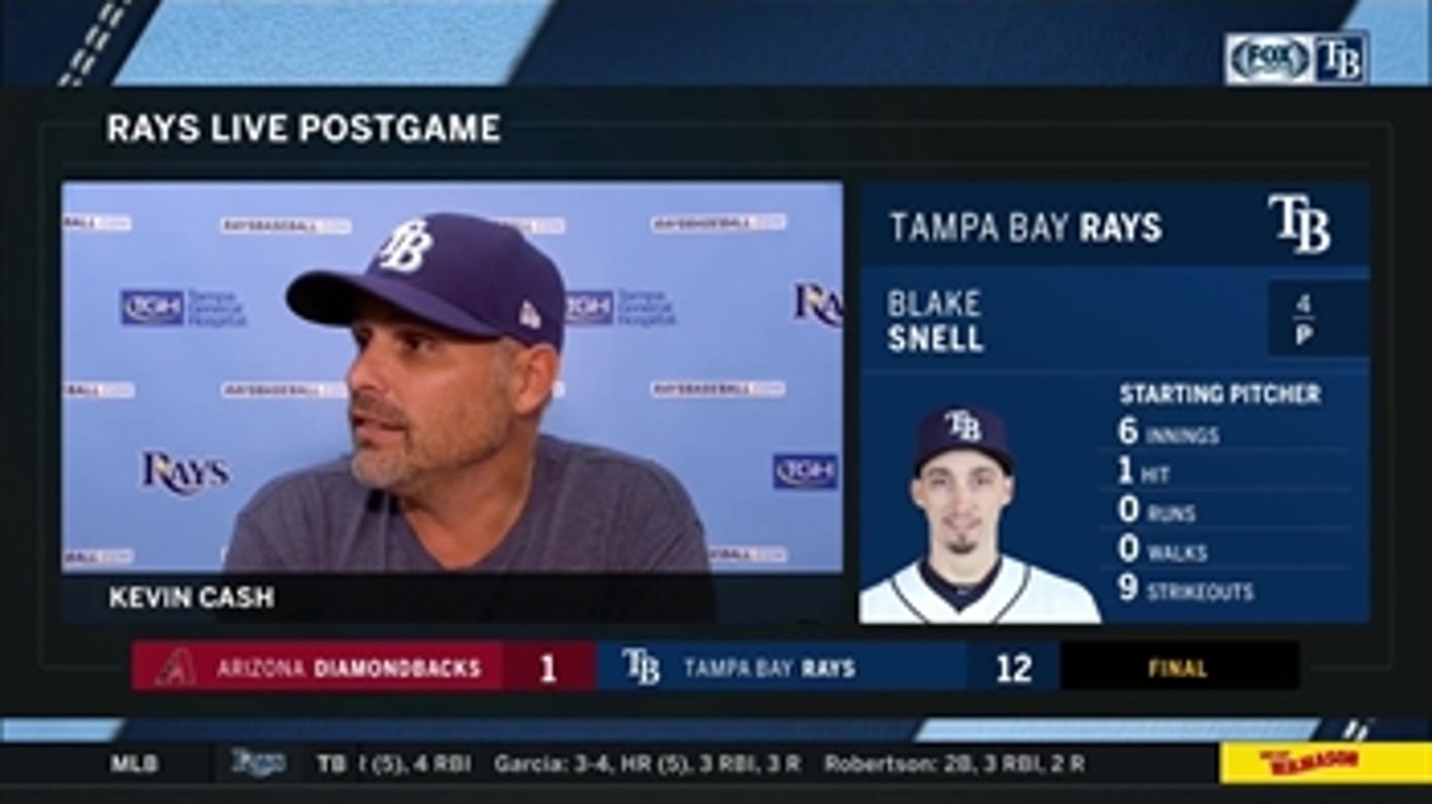Kevin Cash on Blake Snell: 'This was vintage Blake'