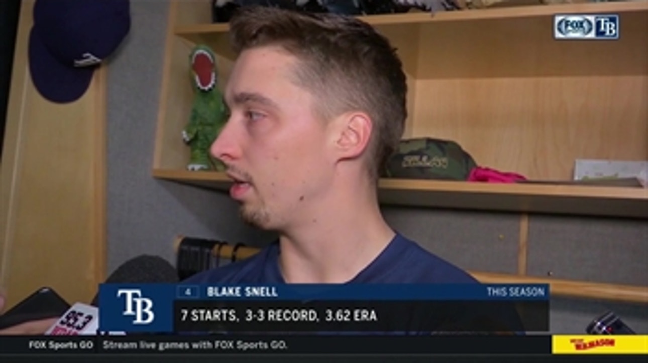Blake Snell assesses his performance in 12-1 rout of Diamondbacks