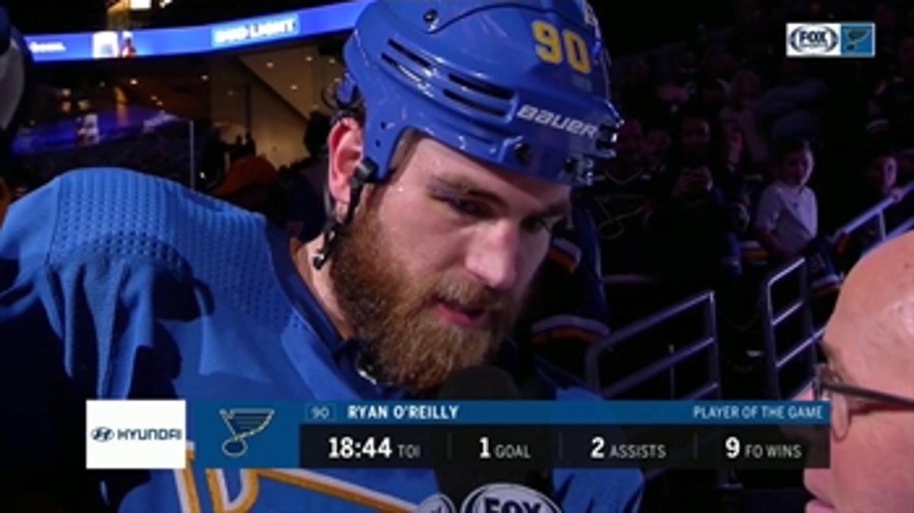 O'Reilly: Blues 'stayed together the whole night' against Blackhawks