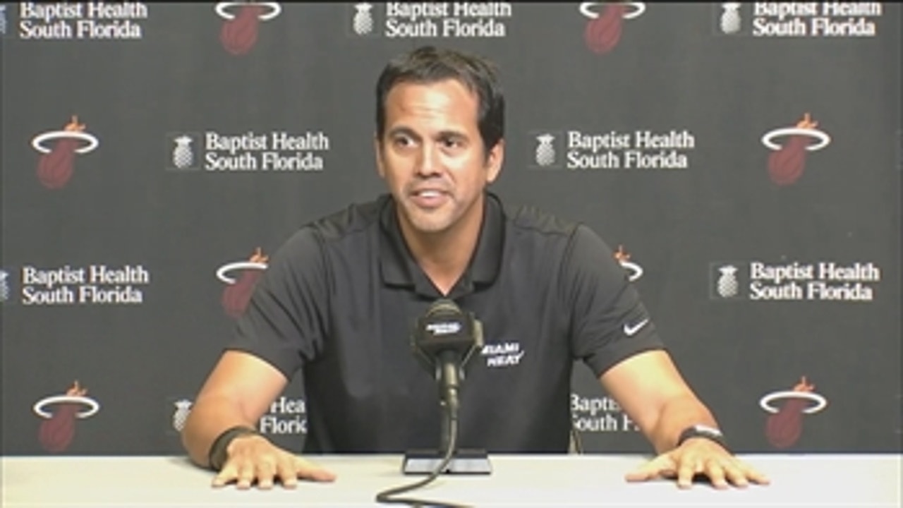Erik Spoelstra press conference (part 2 of 2): On last year's finish, Hassan Whiteside, stacked teams