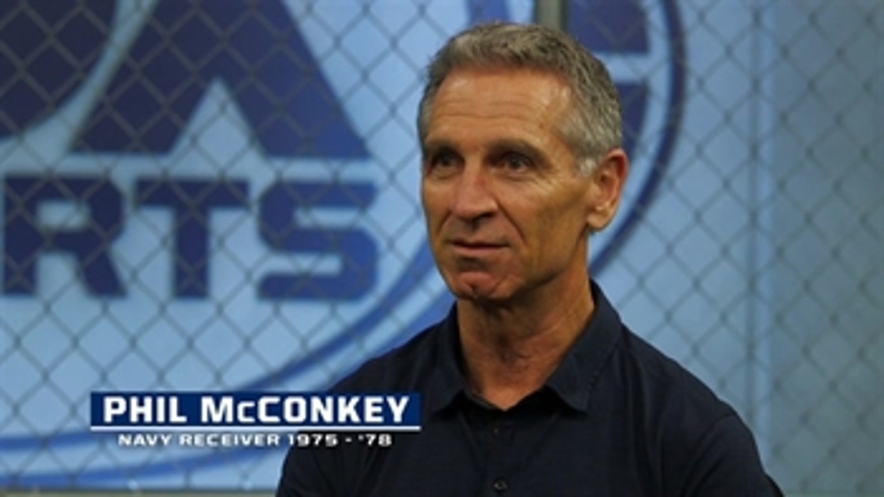 Phil McConkey on playing with the Navy