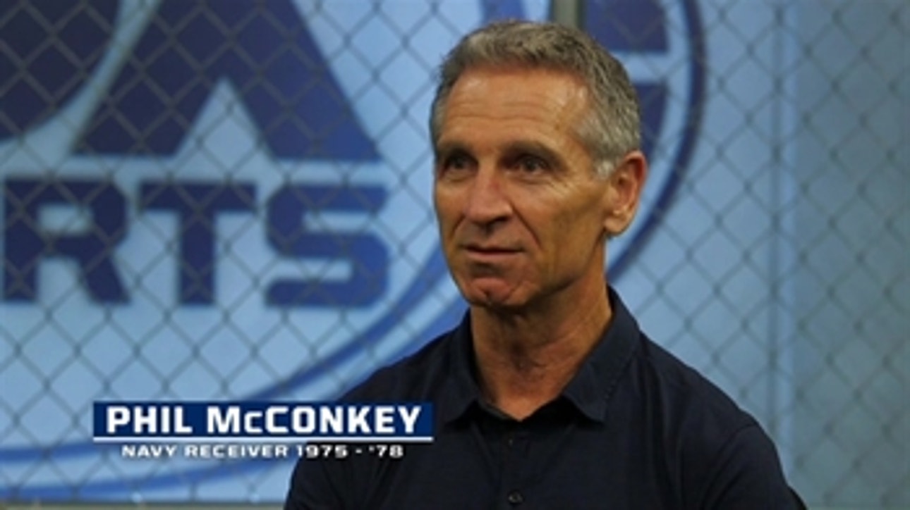 Phil McConkey on playing with the Navy