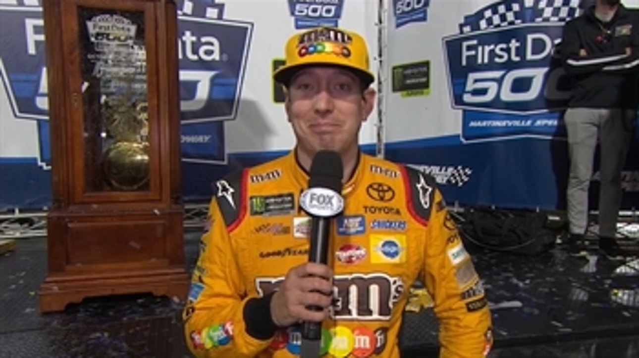 Kyle Busch Post-Race Interview | 2017 MARTINSVILLE | NASCAR VICTORY LANE